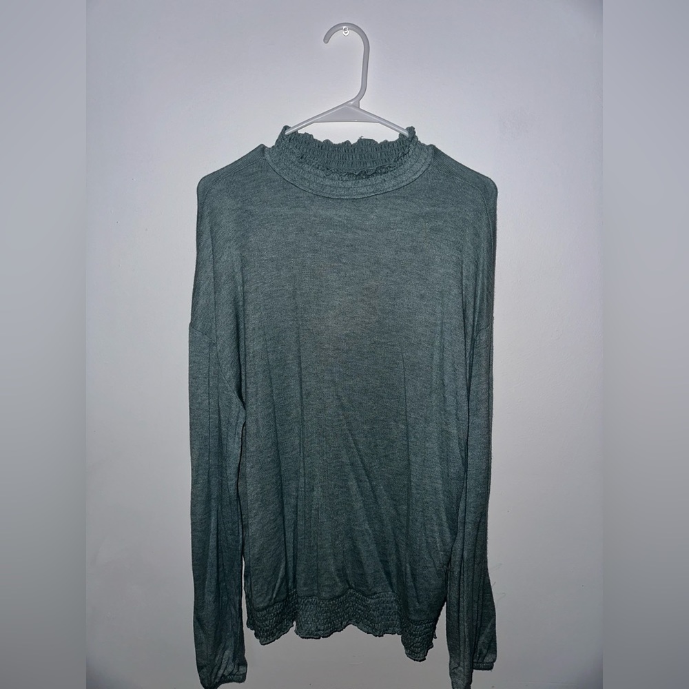 Green/blue long sleeve shirt, A New Day, XL